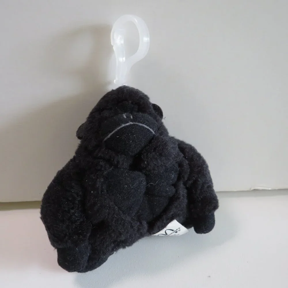 Gorilla Monkey BACKPACK CLIP plush mini stuffed animal zoo